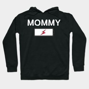 Funny Family Matching Shirt Set Mommy Battery Life T-shirt Hoodie